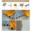 Hollow WPC Fluted Wall Panel Installation