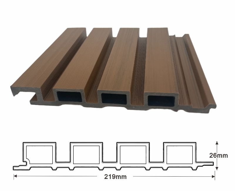 WPC Exterior Wall Cladding Manufacturer showing co-extrusion protective layer structure
