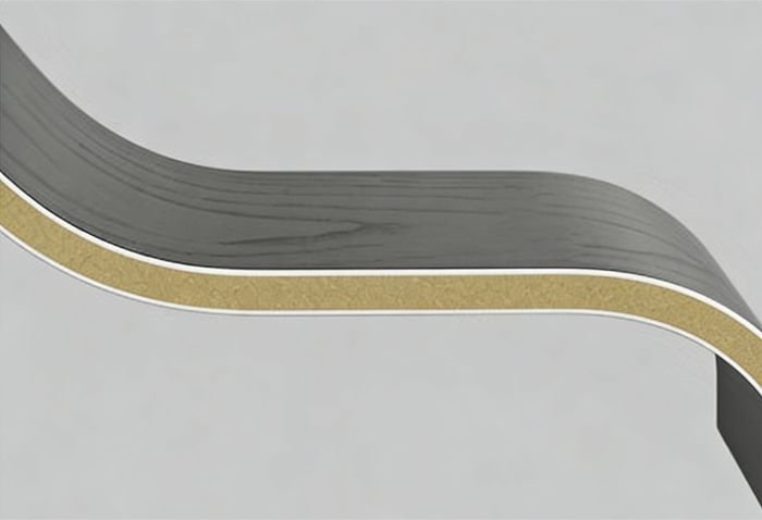 WPC Anti Collision Wall Panel Manufacturer 8 Heat bending WPC Anti Collision Wall Panel for curved interior design