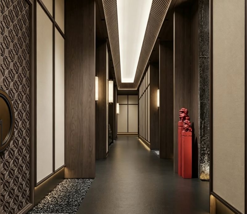 Impact Resistant Wall Panel Manufacturer 14 WPC Anti Collision Wall Panel for elevator lobby protection