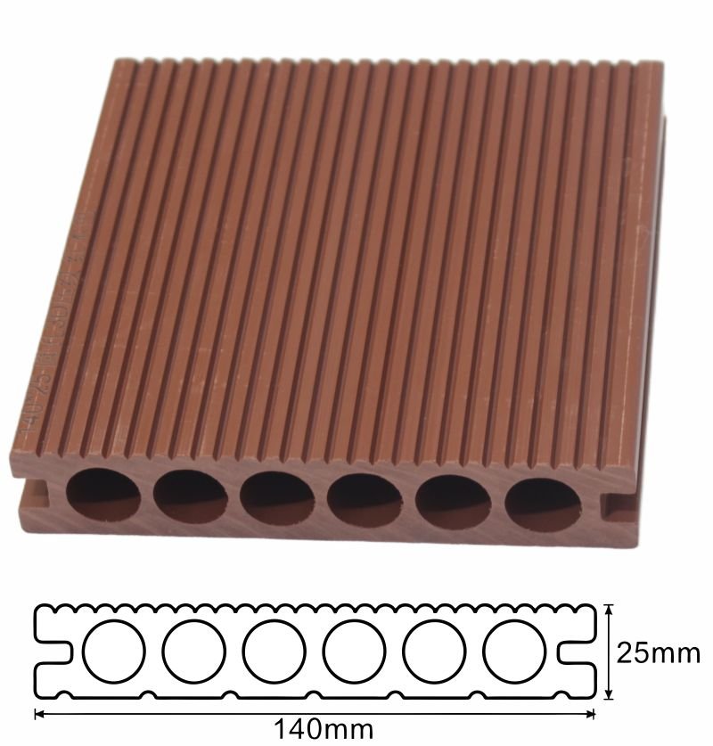 Outdoor WPC Decking Manufacturer first generation composite decking board structure