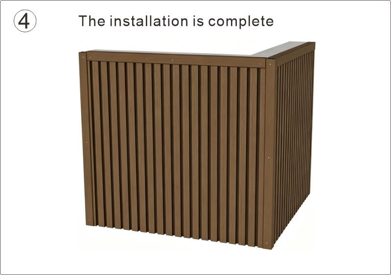 Outdoor WPC Wall Cladding Manufacturer 21 Outdoor WPC Wall Cladding edge and corner finishing installation