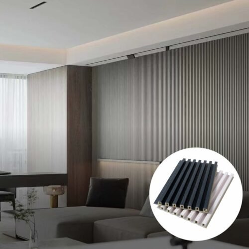 WPC fluted wall panel supplier providing wood plastic composite interior wall cladding solution