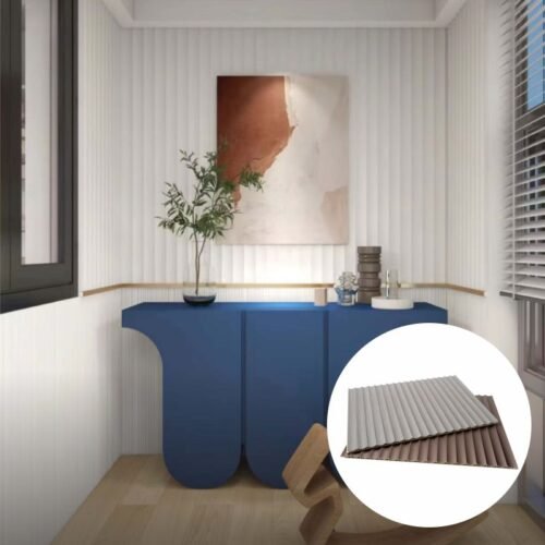WPC Decorative Wall Panel for Contractor Used in Modern Interior Spaces