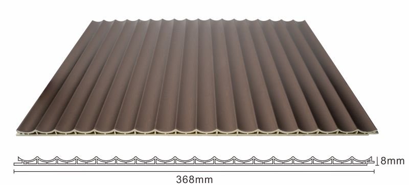 WPC Decorative Wall Panel for Contractor 2 WPC Decorative Wall Panel for Contractor with Hollow Structure and Size Details