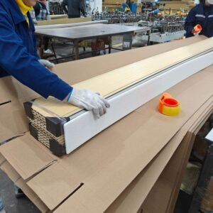 WPC Fluted Wall Panel Packaging Process for Wholesale Supply